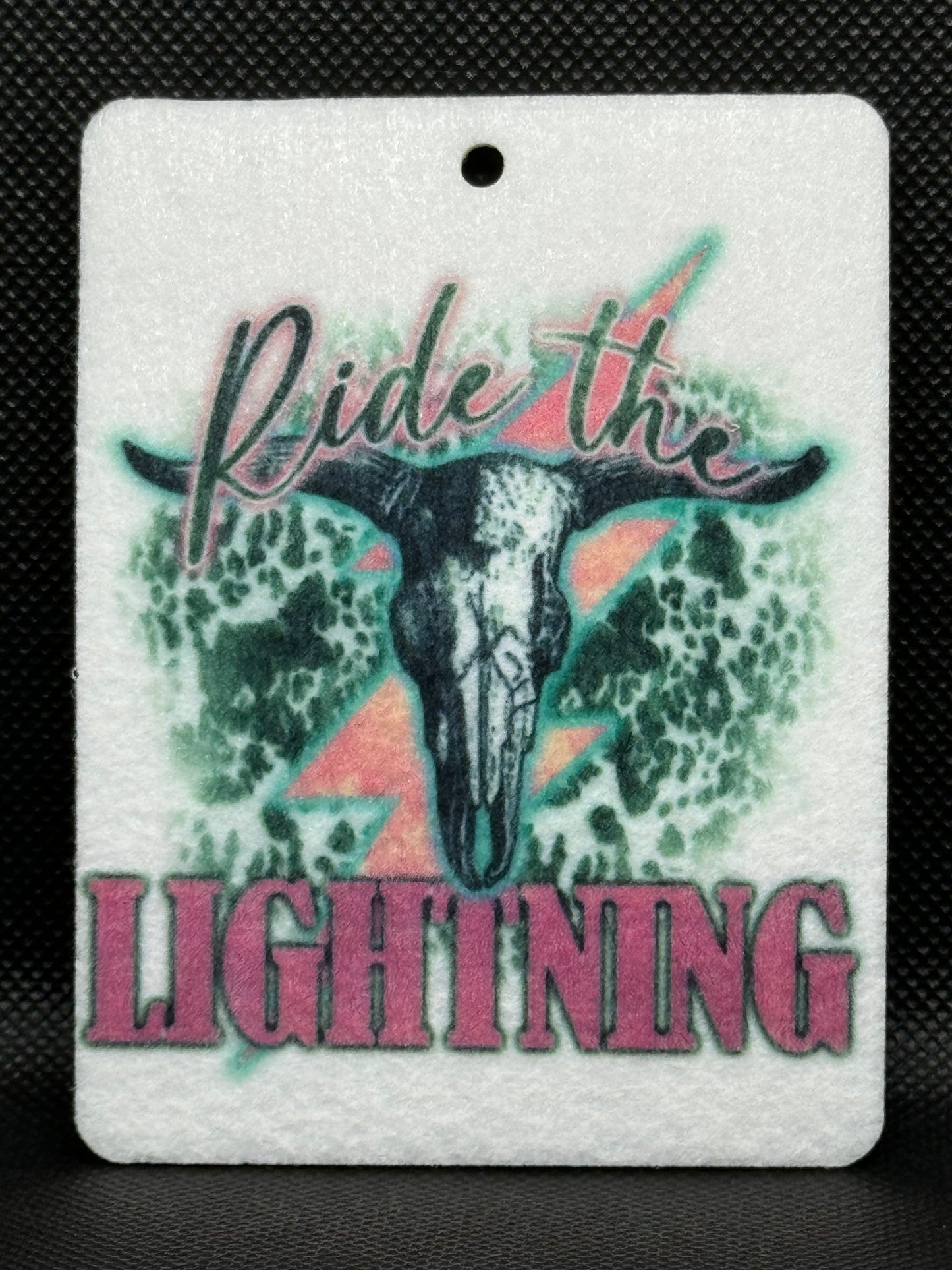 Ride the Lightning Felt Freshie 1143