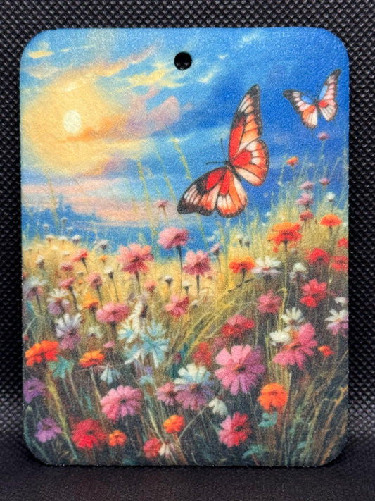 Butterfly Sunset Felt Freshie 1180
