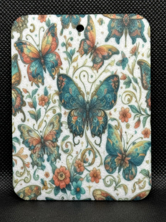 Colorful Butterfly Felt Freshie 1181