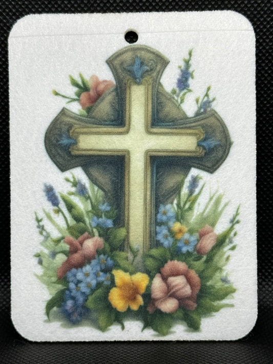 Easter Cross Felt Freshie 1246
