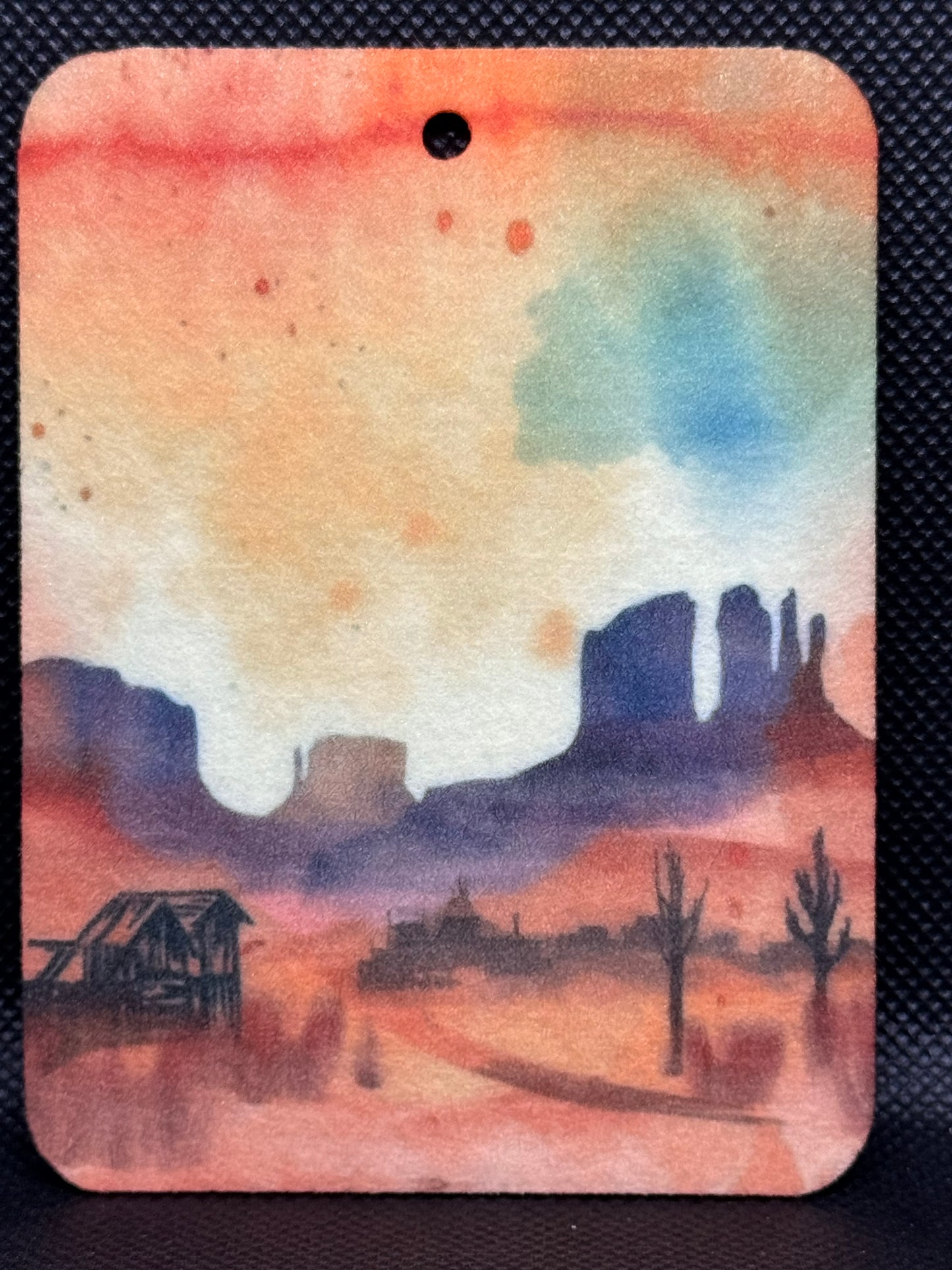 Desert Watercolor Felt Freshie 1340