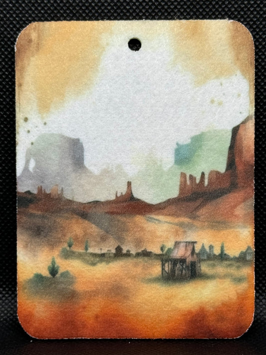 Desert Watercolor Felt Freshie 1364